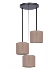 Regulowana lampa wisząca z 3 abażurami - S954-Dantino w sklepie aosom.live