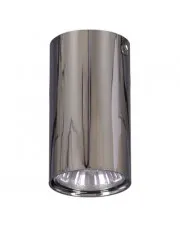 Chromowana mała lampa sufitowa tuba - S969-Mokka w sklepie aosom.live