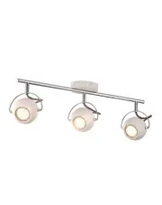Biała potrójna lampa sufitowa z reflektorami - S982-Tip w sklepie aosom.live