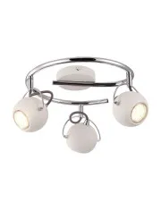 Biała lampa reflektorowa na okrągłym ramieniu - S983-Tip w sklepie aosom.live