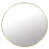 Złote okrągłe lustro w stylu glamour 60 cm - Enno