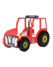 Czerwone łóżko dziecięce traktor - Vivus 90x180 cm w sklepie aosom.live