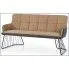 Zdjęcie beżowa sofa w industrialnym stylu Rosette  | aosom.live