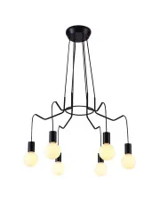 Duża czarna lampa industrialna - K149-Unito w sklepie aosom.live