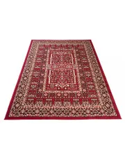 Bordowy dywan vintage - Zibo w sklepie aosom.live