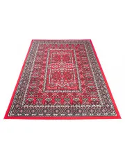 Czerwony dywan vintage - Zibo w sklepie aosom.live