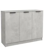 Loftowa komoda w kolorze szarości betonu - Garora w sklepie aosom.live