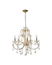 Złota lampa wisząca w stylu glamour - K162-Fonti w sklepie aosom.live