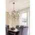 Złota lampa wisząca w stylu glamour - K162-Ekson wizualizacja
