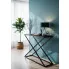 Czarna konsola w stylu loft   Logan 4X