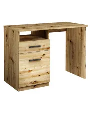 Biurko z szufladą 100 cm dąb artisan - Alfinete w sklepie aosom.live