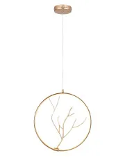 Złota lampa wisząca w stylu glamour - T011 - Eden w sklepie aosom.live
