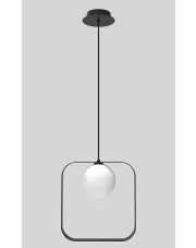 Czarna lampa wisząca kwadrat - V030-Milton w sklepie aosom.live