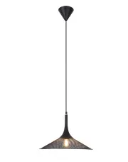 Industrialna czarna lampa wisząca - T020 - Vermont w sklepie aosom.live