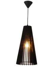 Lampa wisząca drewniany stożek - V038-Votani w sklepie aosom.live