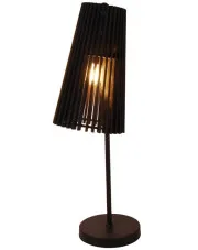 Lampa stołowa czarna ażurowy klosz - V039-Votani w sklepie aosom.live