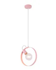 Różowa lampa wisząca koło - V056-Solaris w sklepie aosom.live