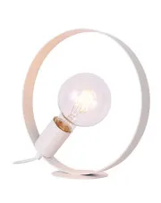 Biała lampa stołowa w stylu skandynawskim - V057-Solaris w sklepie aosom.live