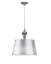 Srebrna lampa wisząca nad stół - T032 - Greko w sklepie aosom.live