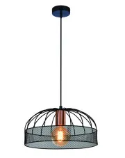 Czarna lampa wisząca w stylu industrialnym - T033 - Minerwo w sklepie aosom.live