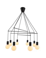 Czarna duża lampa loftowa - K166-Palmer w sklepie aosom.live