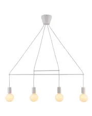 Biała industrialna lampa wisząca - K167-Palmer w sklepie aosom.live