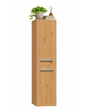 Szafka łazienkowa z koszem na bieliznę dąb artisan - Merimo 6X w sklepie aosom.live