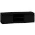 Czarna nowoczesna szafka pod tv - Amida 3X 140 cm