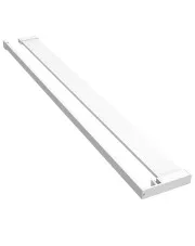 Biała nowoczesna półka pod prysznic 80 cm - Honola 3X w sklepie aosom.live