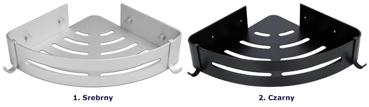 Półka łazienkowa pod prysznic z aluminium Hares