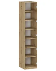 Korpus szafy z półkami 50 cm dąb artisan - Jonix 8X w sklepie aosom.live