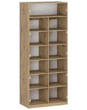 Korpus szafy z półkami dąb artisan 100 cm - Jonix 11X w sklepie aosom.live