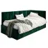 Zielony tapczan sofa z oparciem 100x200 - Golones 4X