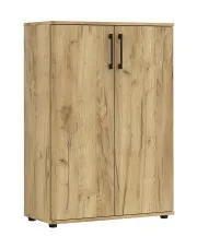 Komoda biurowa na segregatory dąb craft - Filevi w sklepie aosom.live