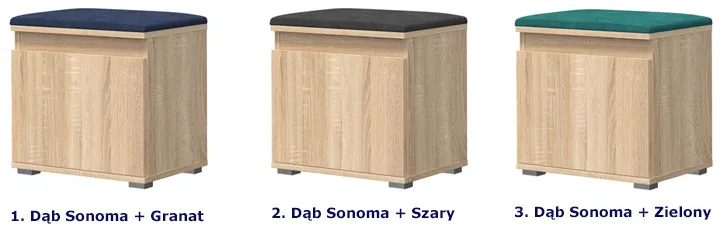 Szafka na buty z siedziskiem Venix 3X kolory