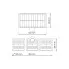 Lampa solarna N29 Sparks wymiary