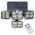 Poczwórna lampa solarna z czujką ruchu - N30-Cyperus