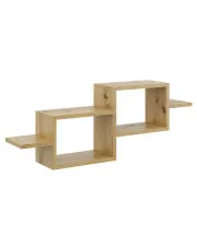 Minimalistyczna półka ścienna w kolorze dąb artisan - Vilia w sklepie aosom.live