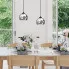 Szczegółowe zdjęcie nr 7 produktu Lampa wisząca Gambri BLACK / CHROME 1xE27