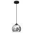 Fotografia Lampa wisząca Gambri BLACK / CHROME 1xE27 z kategorii Oświetlenie