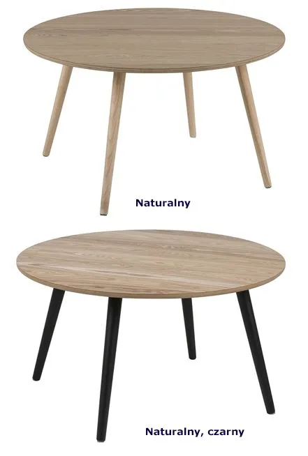 Nowoczesne stoliki Vistors - naturalne