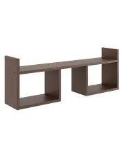 Minimalistyczna półka ścienna w kolorze wenge - Dorsa w sklepie aosom.live