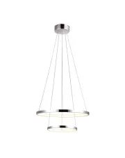 Podwójna modernistyczna lampa chrom - V082-Interis w sklepie aosom.live