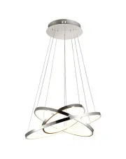 Nowoczesna lampa wisząca z trzema okręgami LED - V084-Interis w sklepie aosom.live