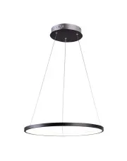 Czarna nowoczesna lampa wisząca w kształcie ringu - V081-Interis w sklepie aosom.live