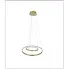 Złota aluminiowa potrójna lampa wisząca LED V082-Monati
