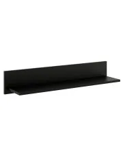 Czarna minimalistyczna półka na ścianę - Lava w sklepie aosom.live