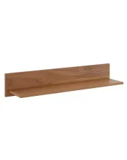 Minimalistyczna pólka ścienna w kolorze orzech - Lava w sklepie aosom.live