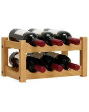 Drewniany stojak na wino - Miral w sklepie aosom.live