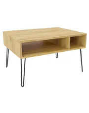 Minimalistyczny stolik kawowy dąb craft - Zorina 8X w sklepie aosom.live